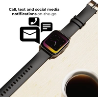 DEFY Space 1.69" HD Display Smartwatch - 1.69” inches HD Display, Black, Blue